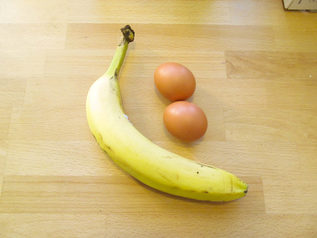 Banana pancake ingredients