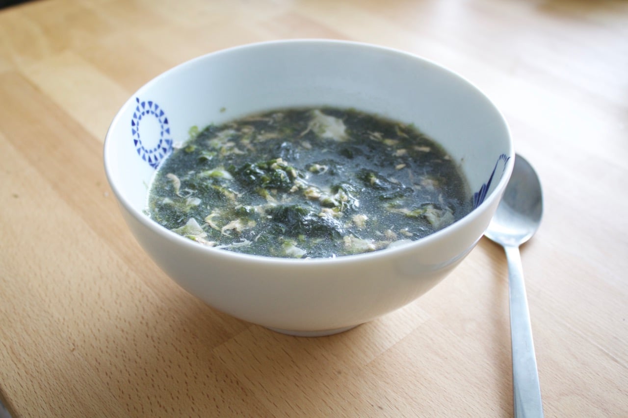 Egg Drop and Seaweed Soup recipe