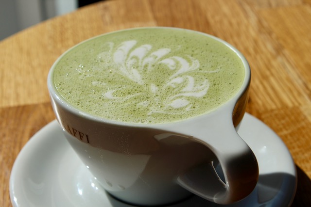 Matcha latte green tea